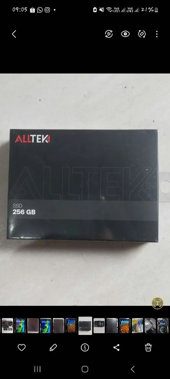 Ssd 256Gb Novo Lacrado! - Foto 3