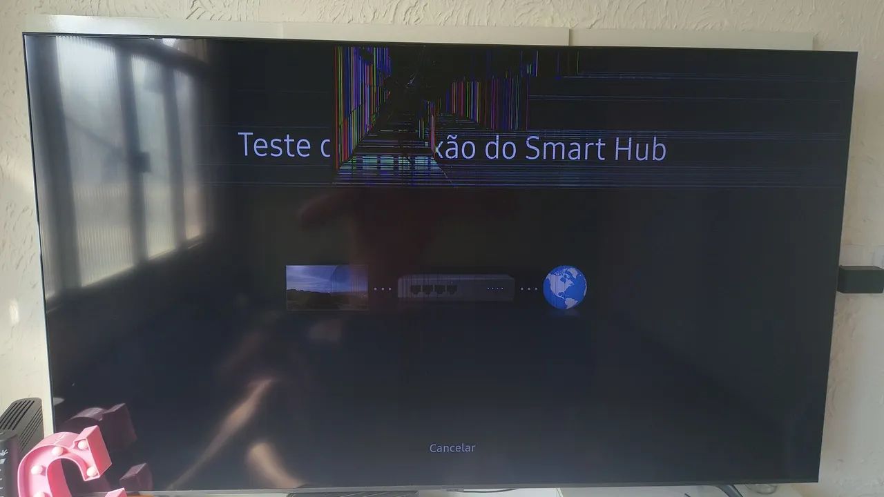 Vendo tv Samsung 65 polegadas com defeito na tela