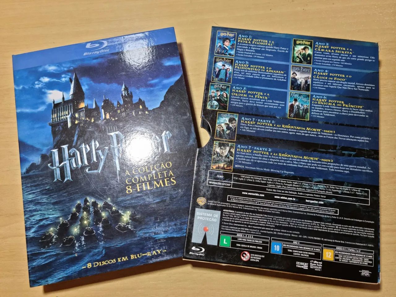 Coleçao Box Bluray Harry Potter com todos os filmes - Foto 3