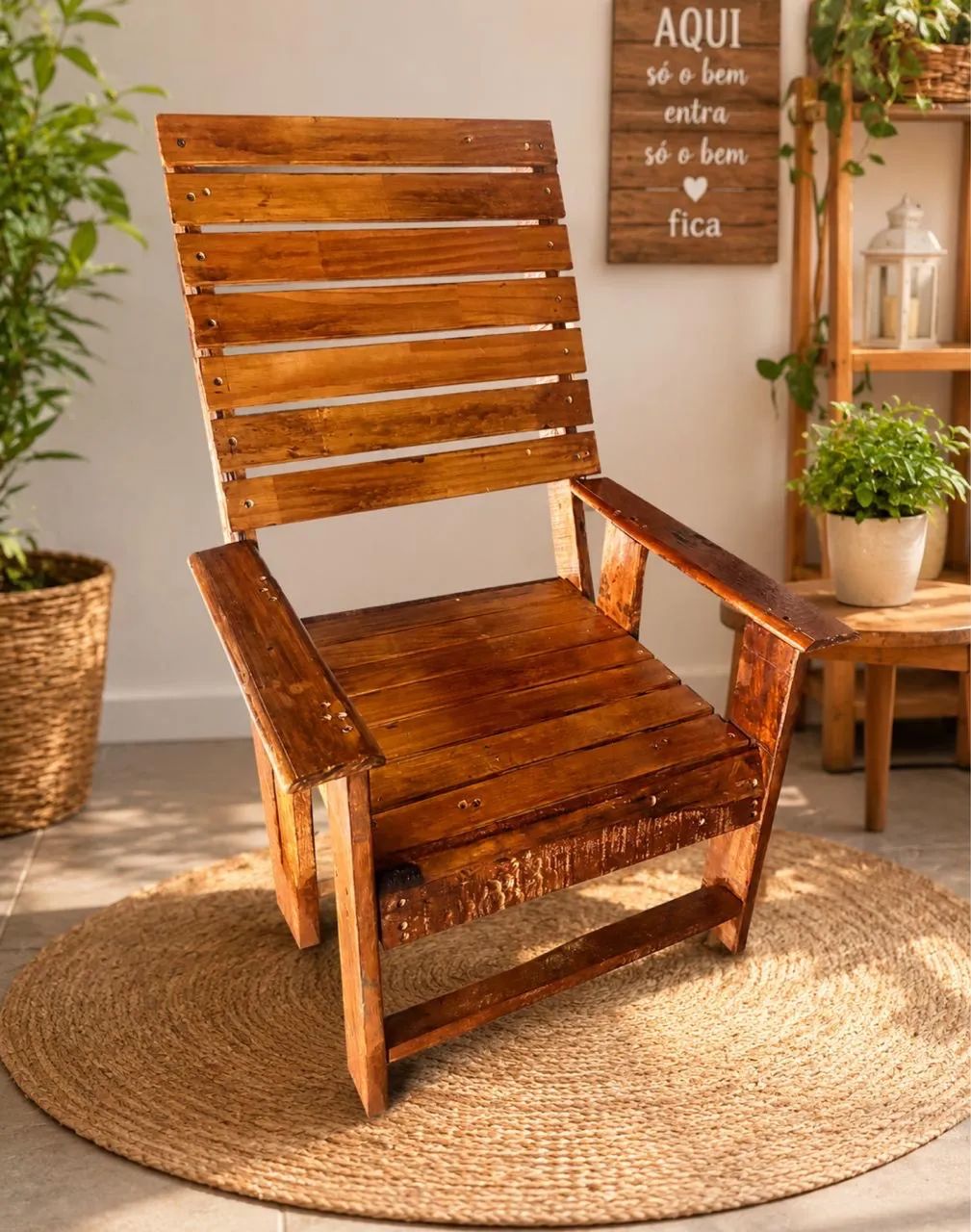 Poltroninha madeira maciça  - Foto 2