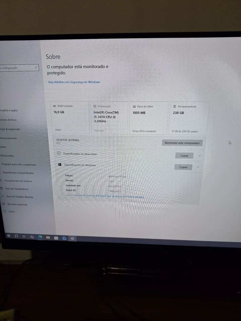 Computador 2 telas, cadeiras e mesa grande. - Foto 3