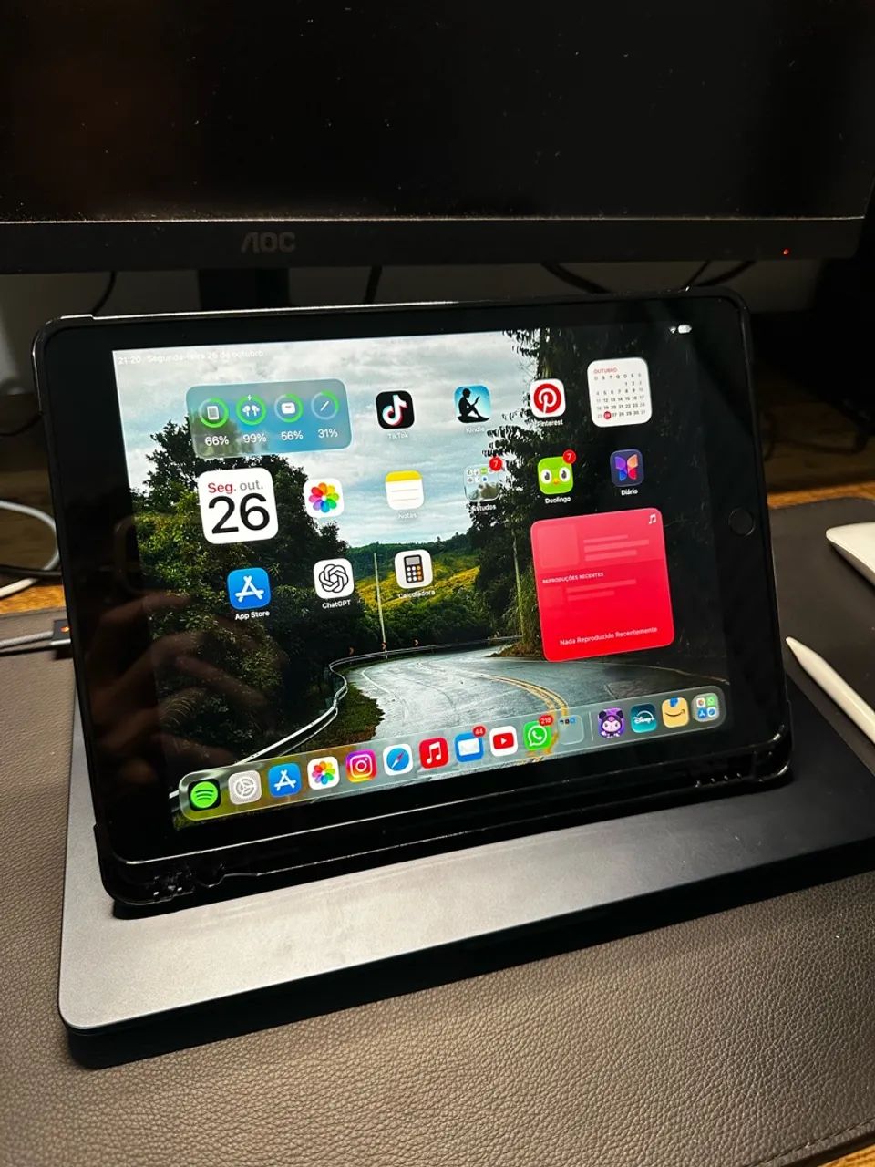 iPad 9 Cinza Espacial Seminovo