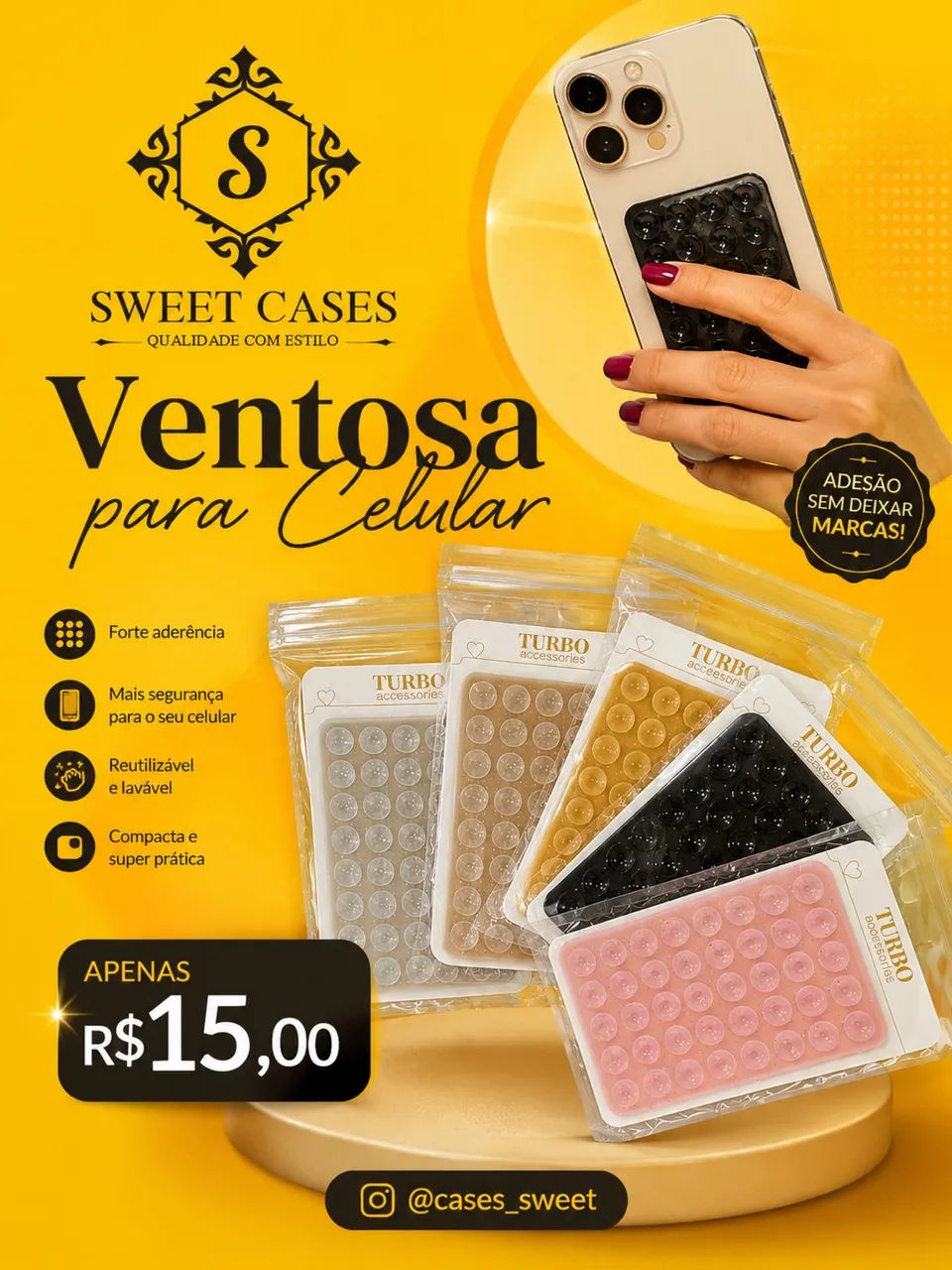Suporte Ventosa para Celular