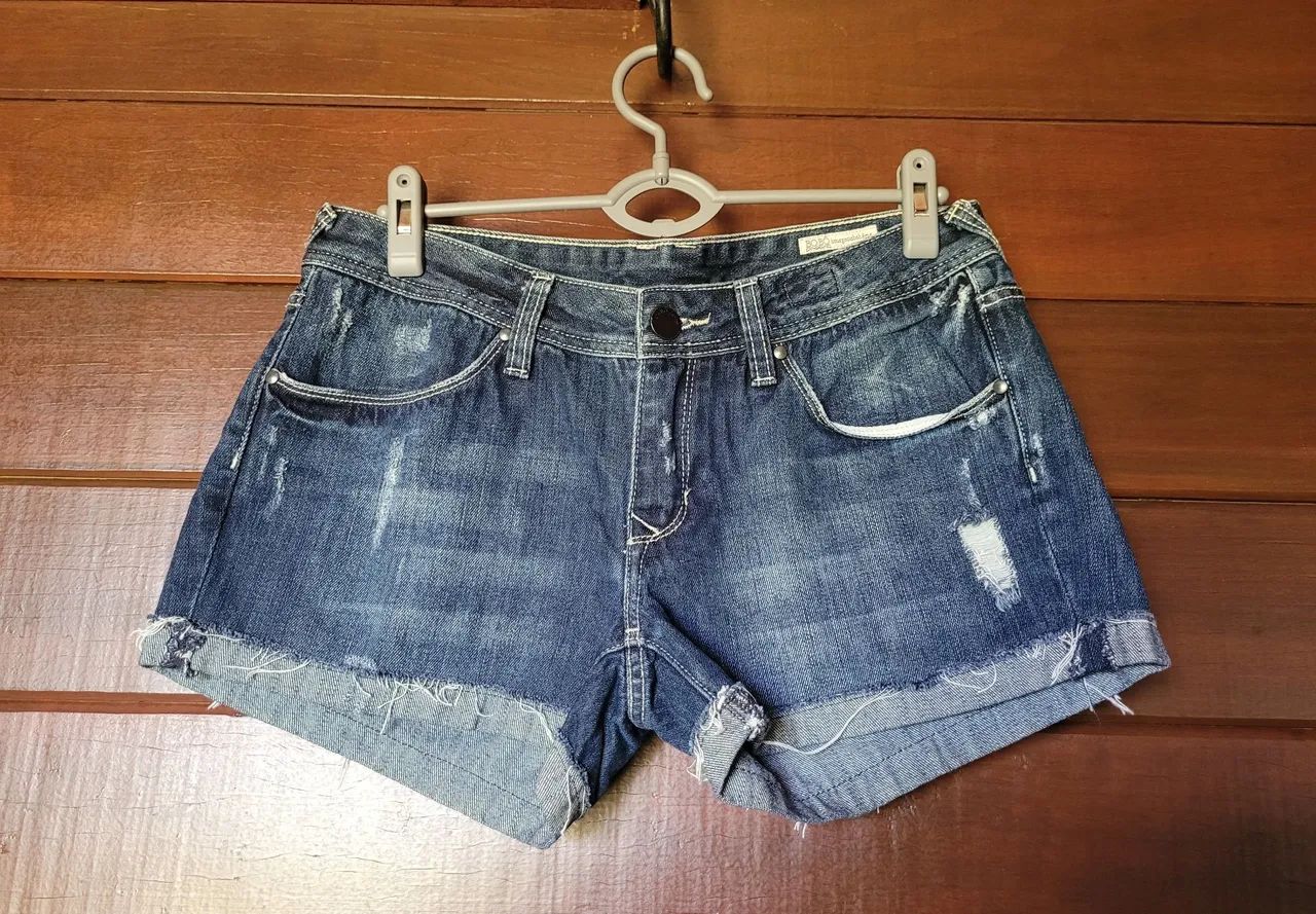 Shorts Jeans Bo.Bô Destroyed Original - Tam 42 - Foto 5