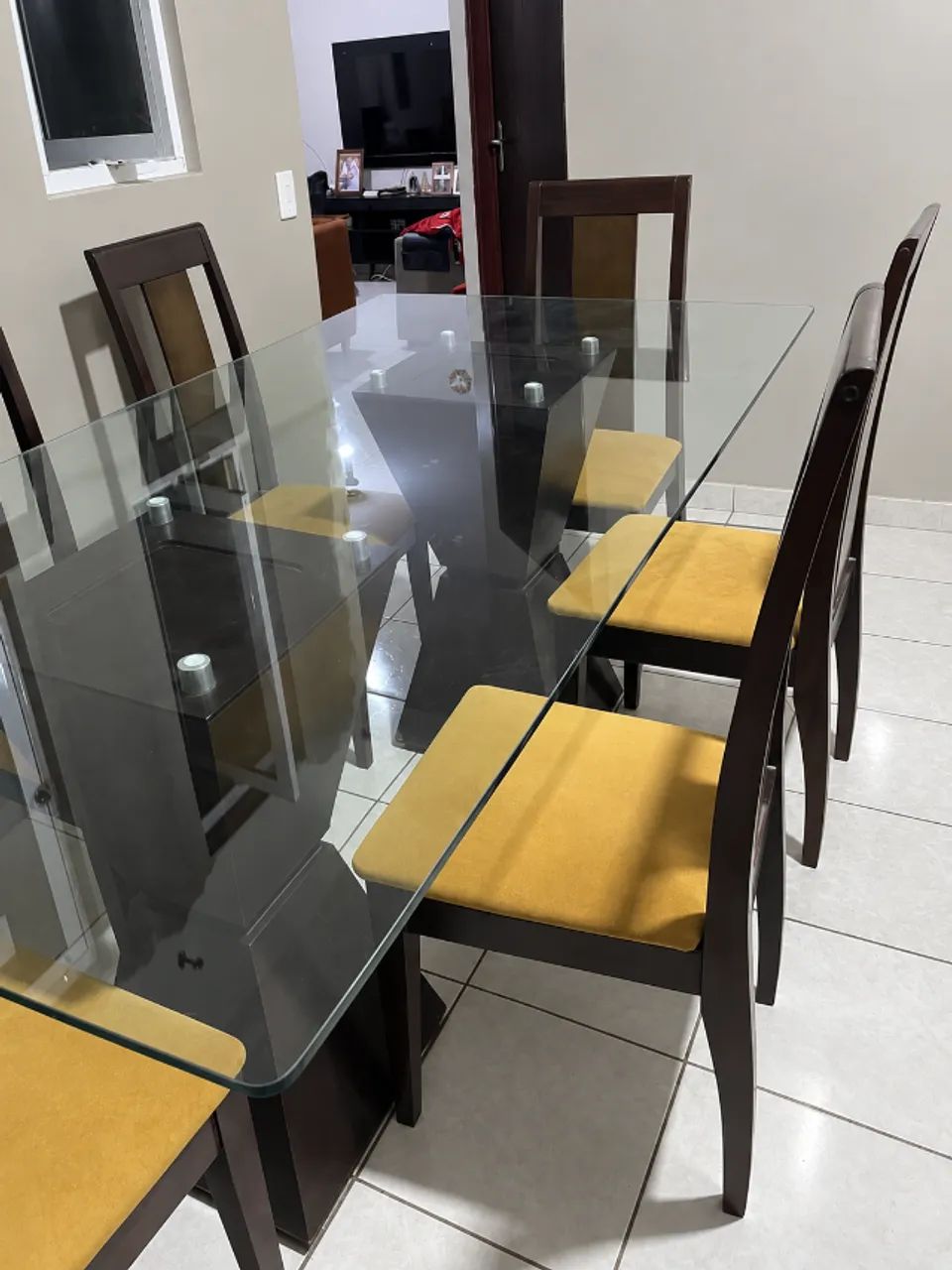 Mesa de jantar 6 cadeiras - Foto 3