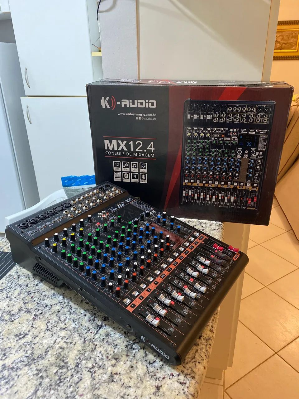 Mesa de som K) áudio MX 12.4 - Foto 4