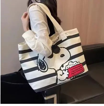 Bolsa Snoopy bonita dos desenhos 