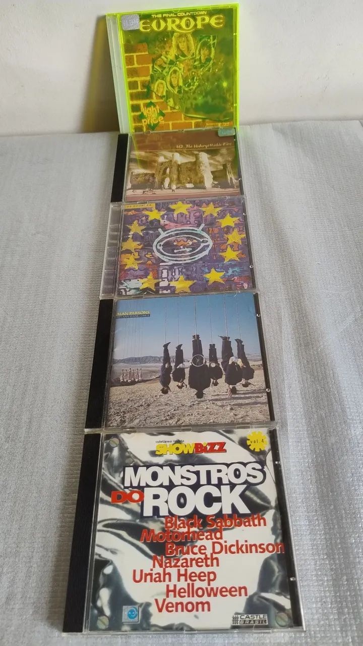 Kit com 15 cds de Rock originais... - Foto 2
