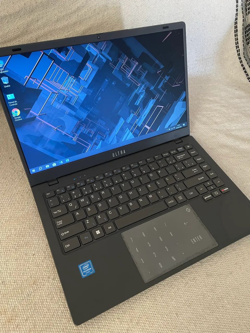 Notebook Ultra Intel Celeron Dual Core Memória 4GB SSD 128GB