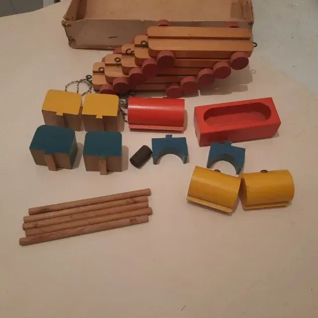 Jogos Brinquedos Antigos Madeira - Brinquedo Antigo - Final Anos 60
