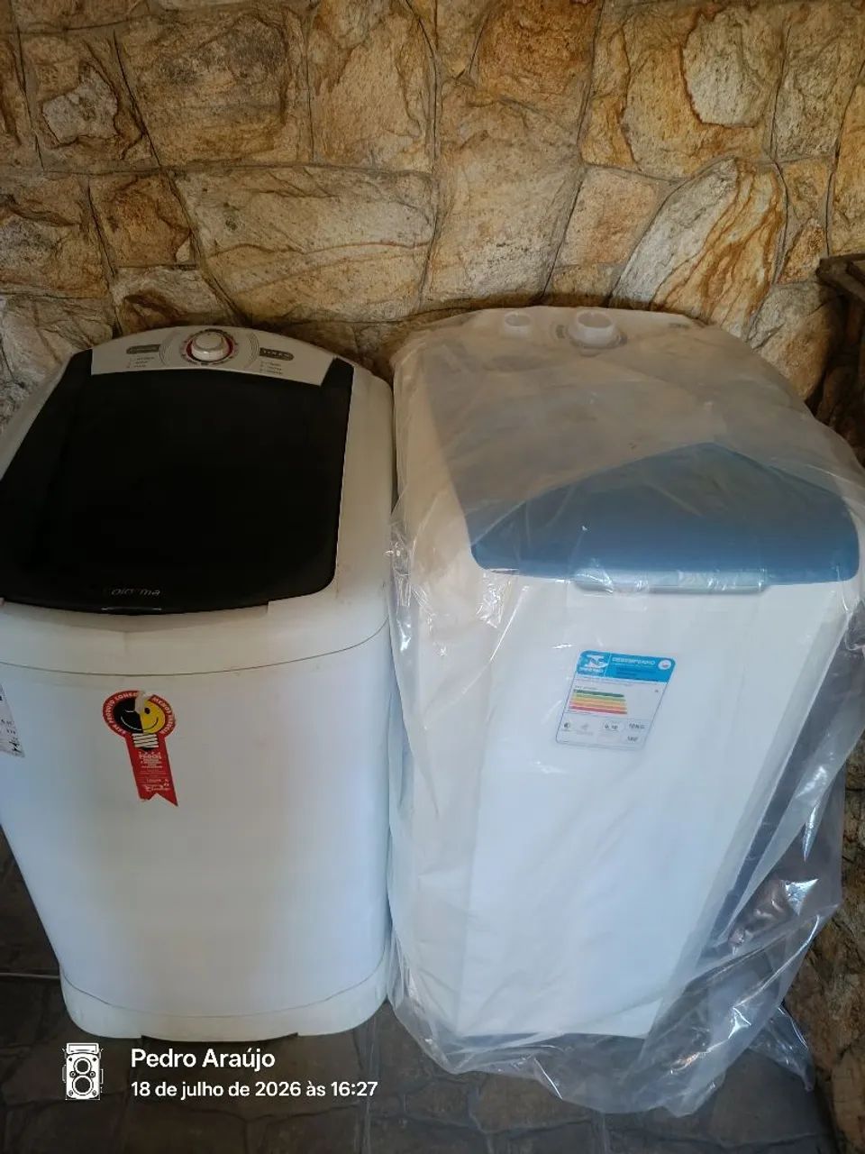 Vendo essas máquinas tanquinho. Uma Nova sem uso e a outra usada poucos meses.600 reais . - Foto 4