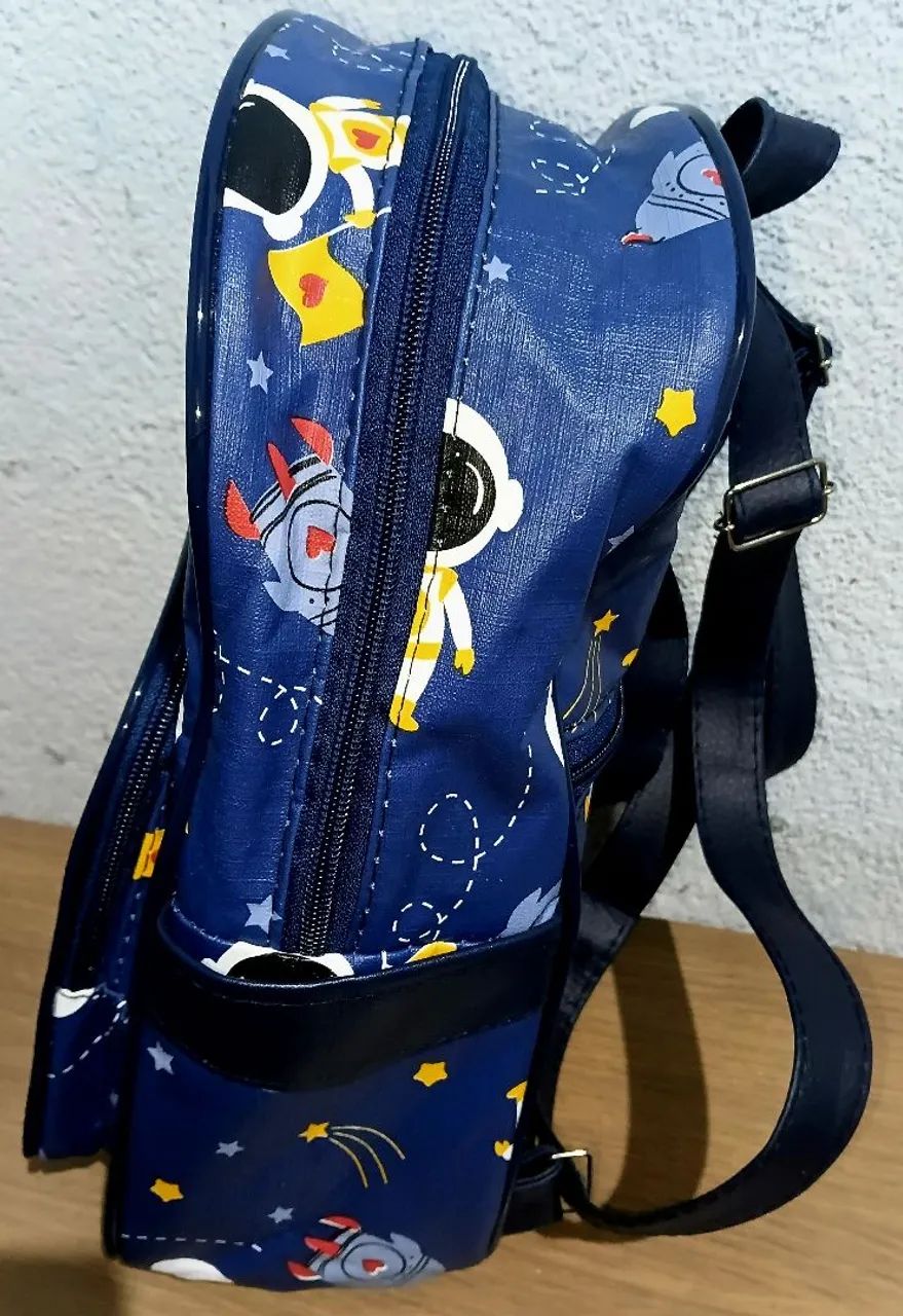 Mochila infantil - Tema Astronauta e espaço - Foto 3
