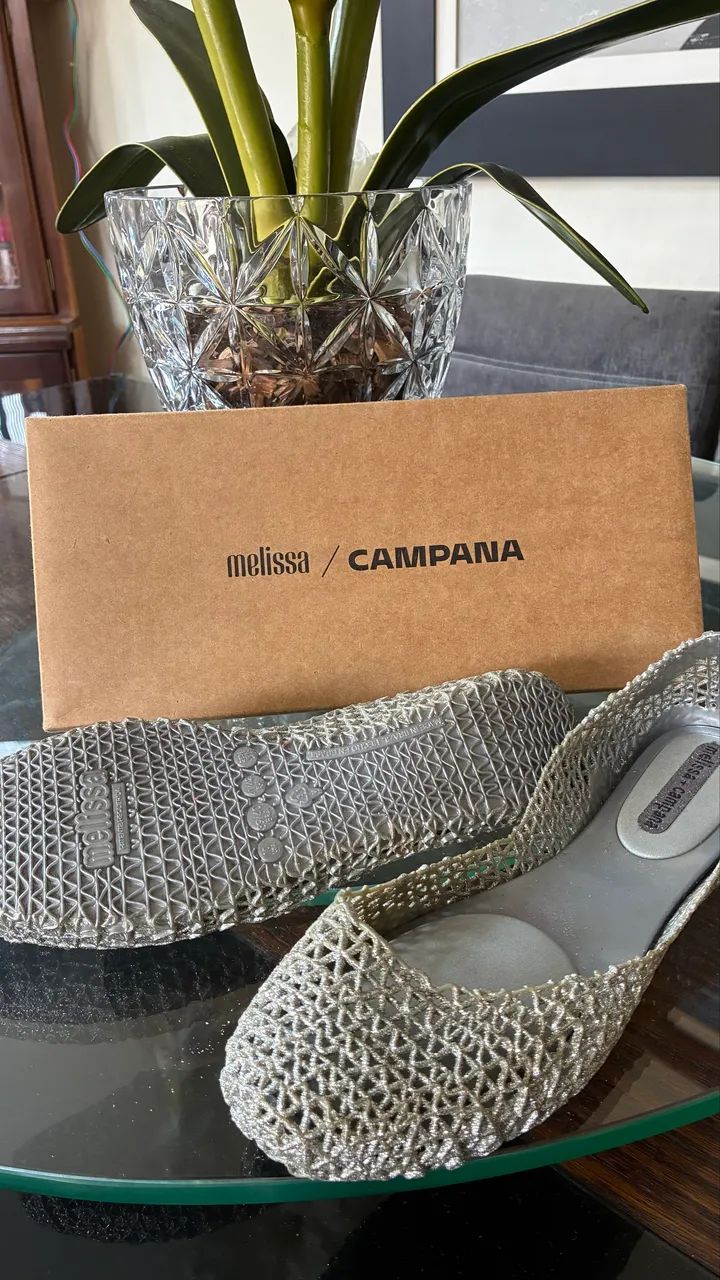 Melissa Campana Glitter Prata  - Foto 2