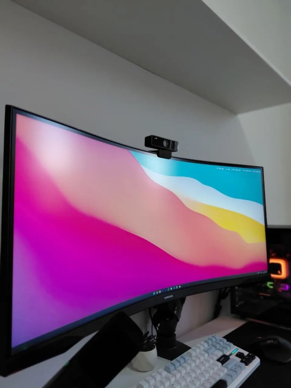 Monitor Curvo - Samsung Odyssey G5 34" Ultrawide 165Hz - Foto 2