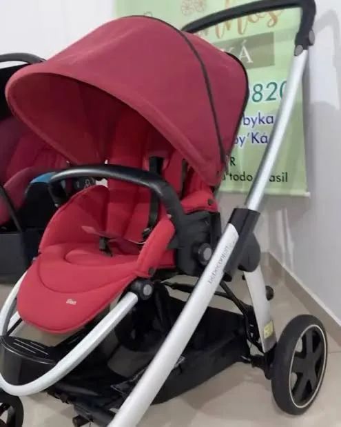Carrinho de bebê Máxi Cosi Elea Vermelho - Foto 3