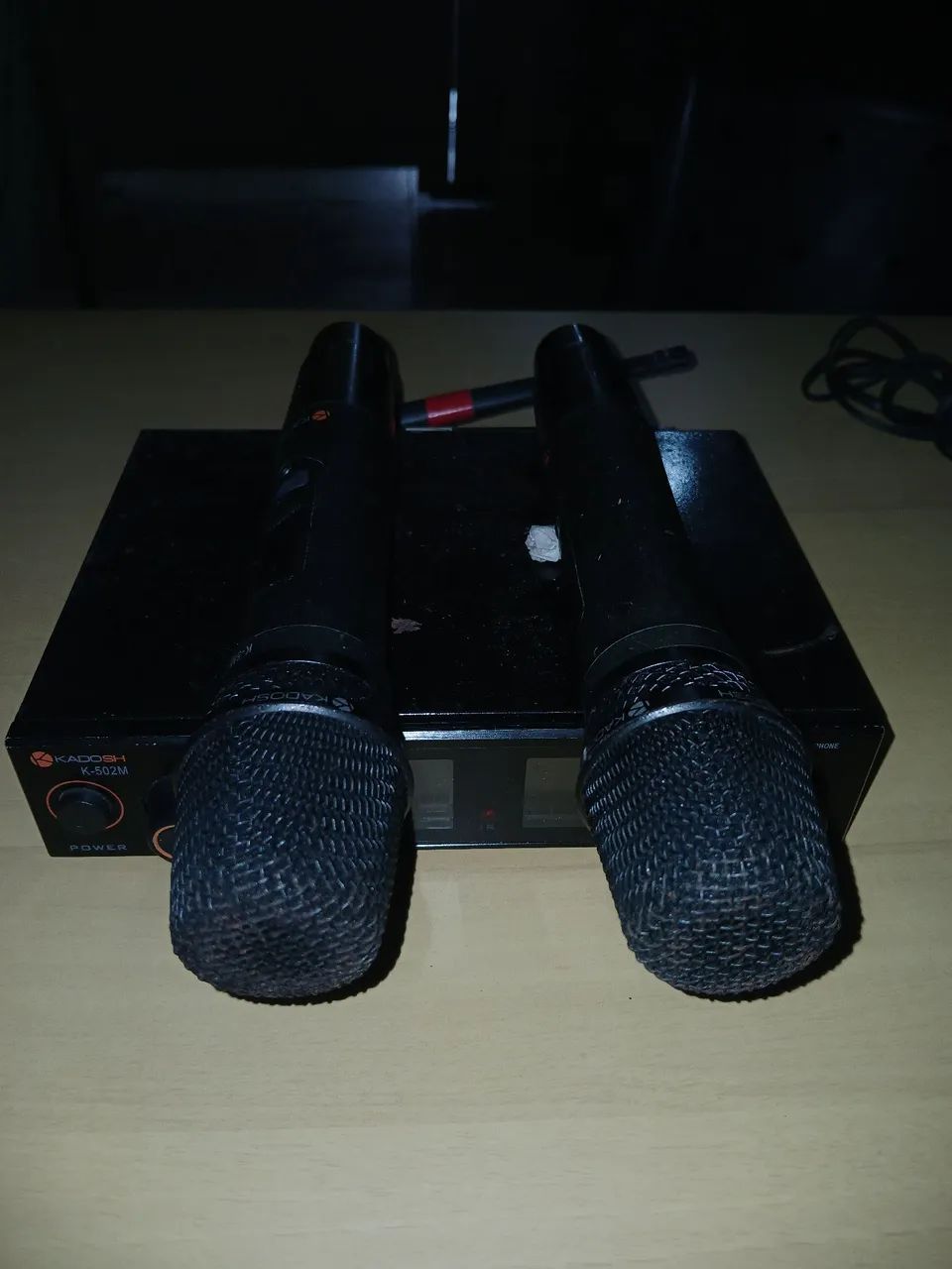 Microfone  KADOSH duplo  muito novo