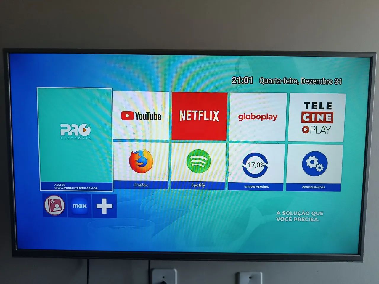Smart Pro 4K Proeletronic (Praticamente Novo!) - Foto 3
