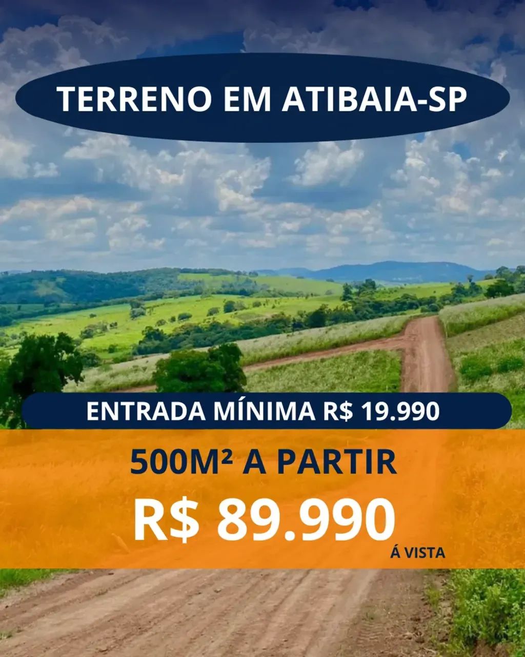 SUA CHÁCARA EM ATIBAIA COMEÇA AQUI