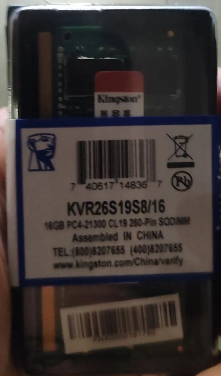 Memora Kingston 16gb
