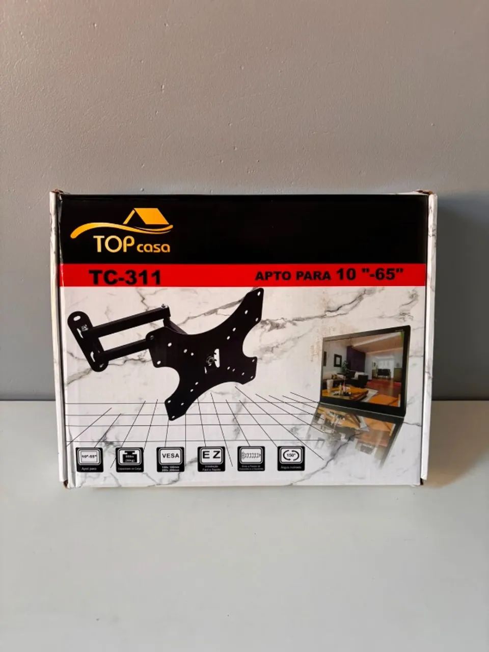 SUPORTE DE TV ARTICULADO ATE 65 POLEGADAS