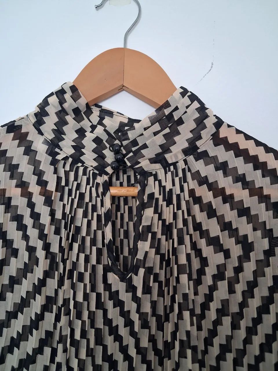 Vestido estampa geométrica - Foto 3