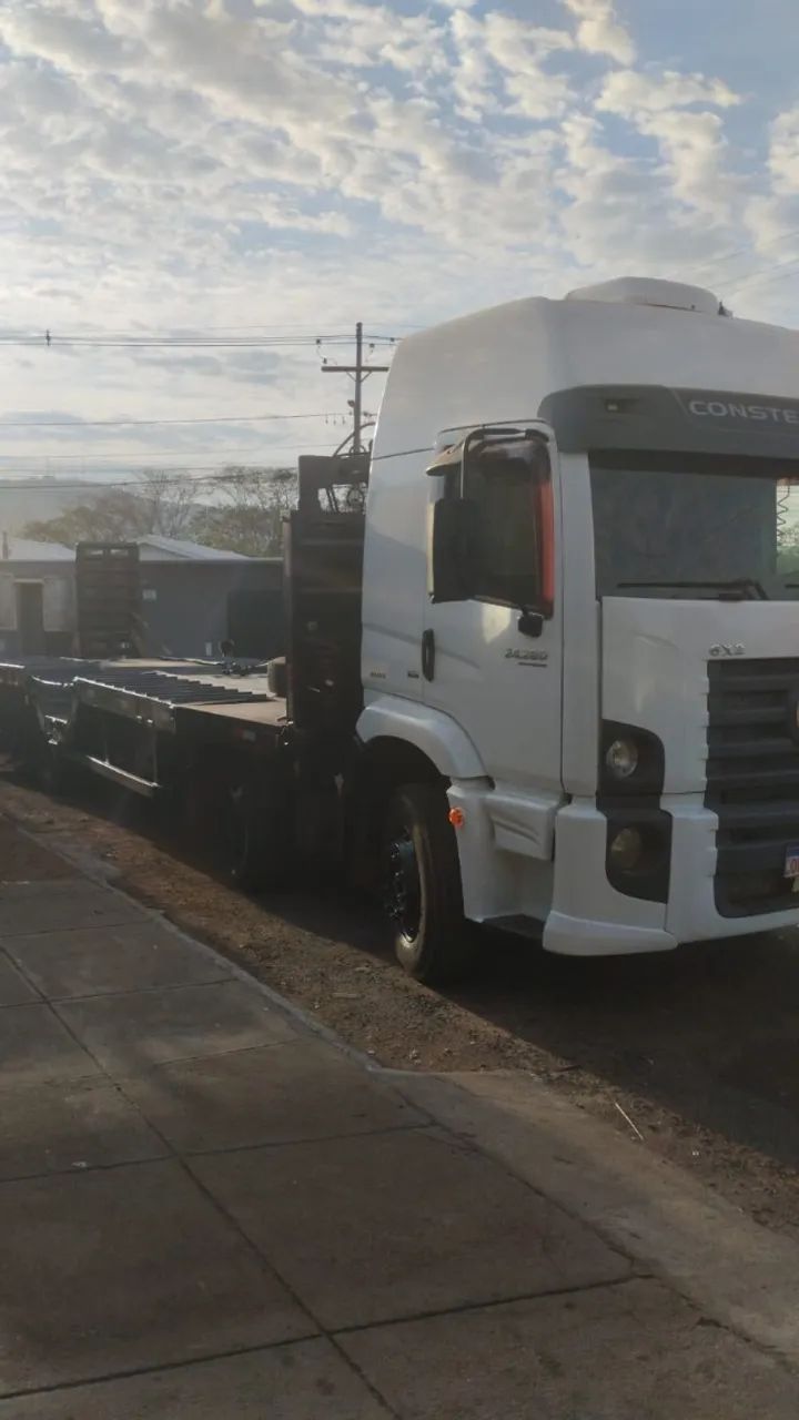 CAMINHÃO PRANCHA VW24280 BITRUCK