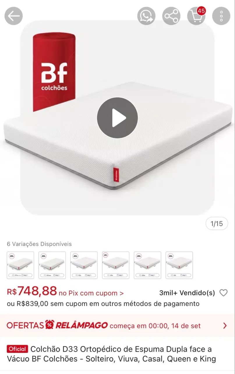 Colchão ortopédico D33 - Foto 4