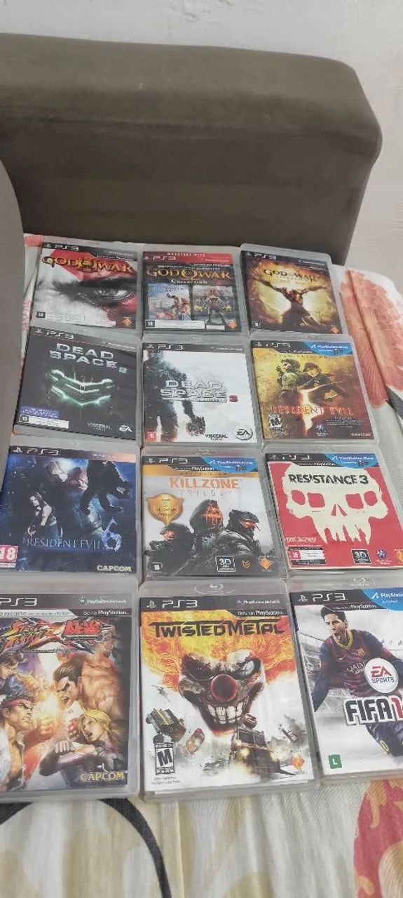 Kit com 12 jogos Originais de PS3 - Jogos de Vídeo Game - Itapuã