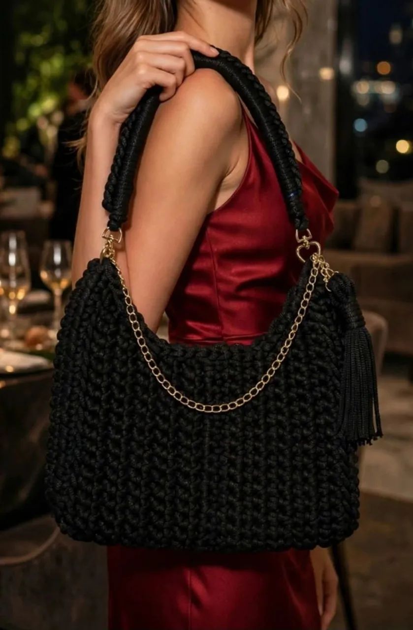 Bolsa de crochê  - Foto 4