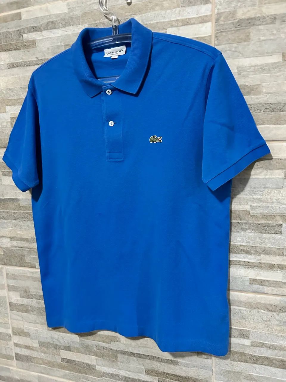 Camisa polo azul Lacoste M - Foto 2
