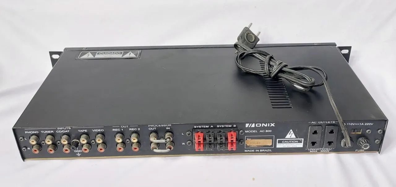 Amplificador e mixer Onix mod Ac 800 -gradiente-Pioneer-polyvox-Sansui- - Foto 5