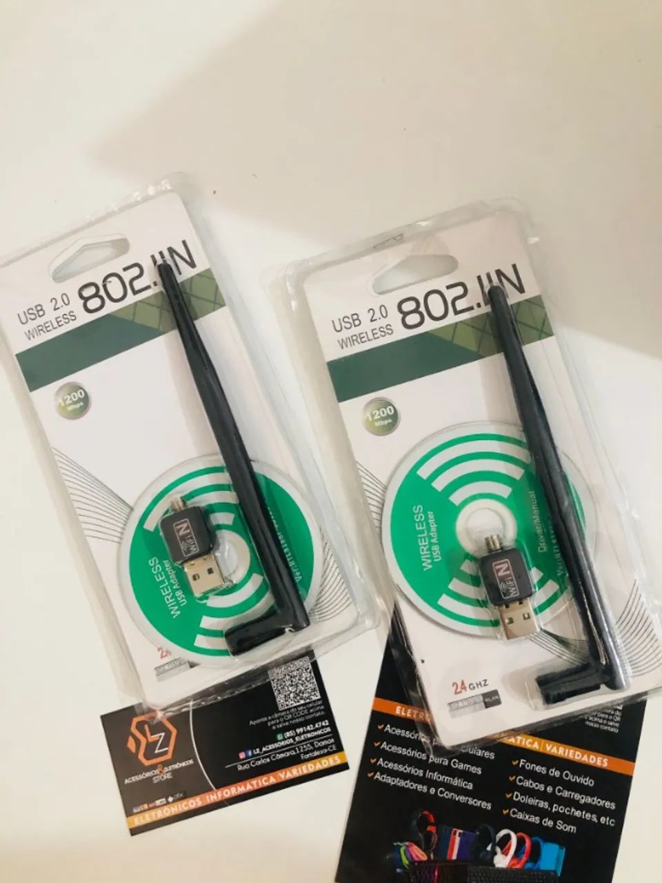 Adaptador wifi para Computador/Notebook