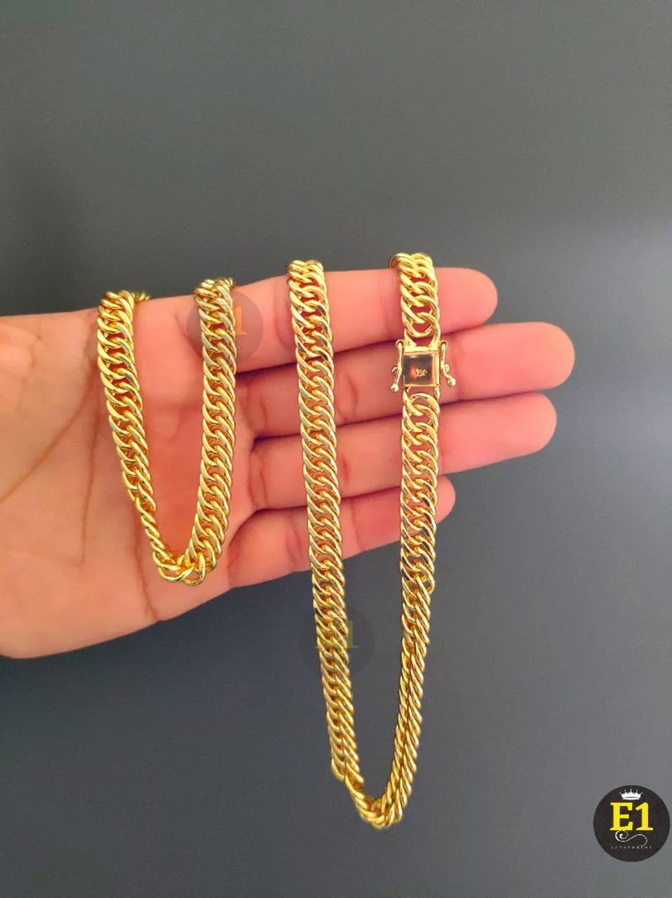 Cordão banhado a ouro 18k 
