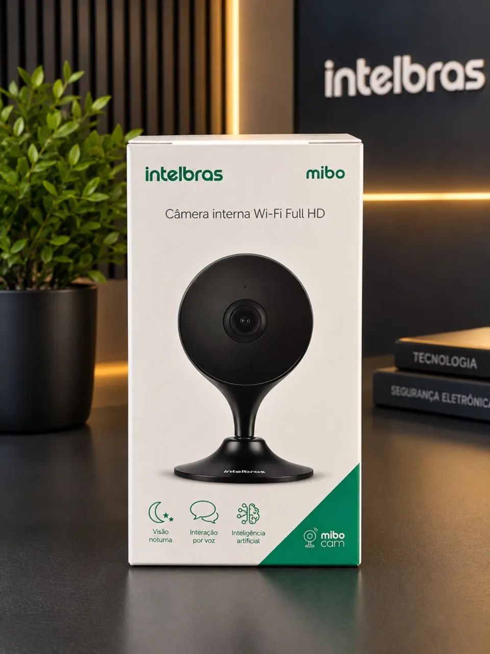 Camera wifi intelbras Imx black - Foto 2
