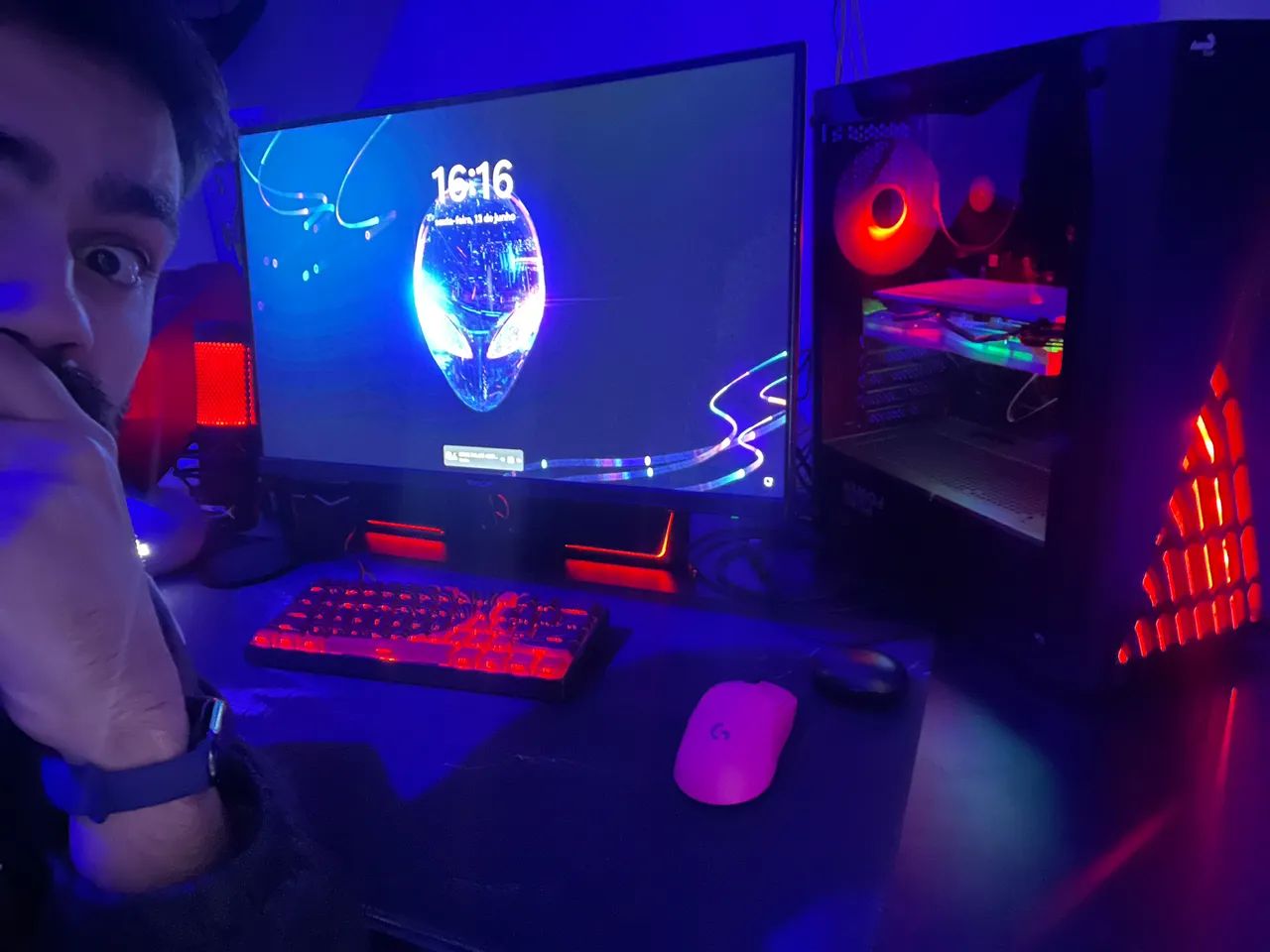 Pc Gamer Ryzen 5 4600g 16gb ram e rx580 - Foto 2