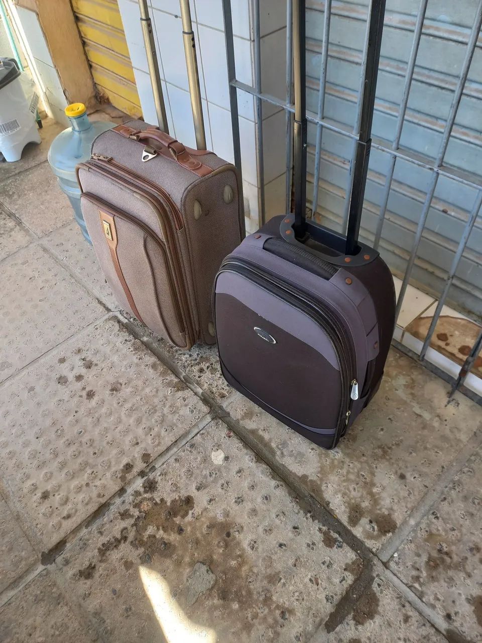 Malas para viagem da pequena. 