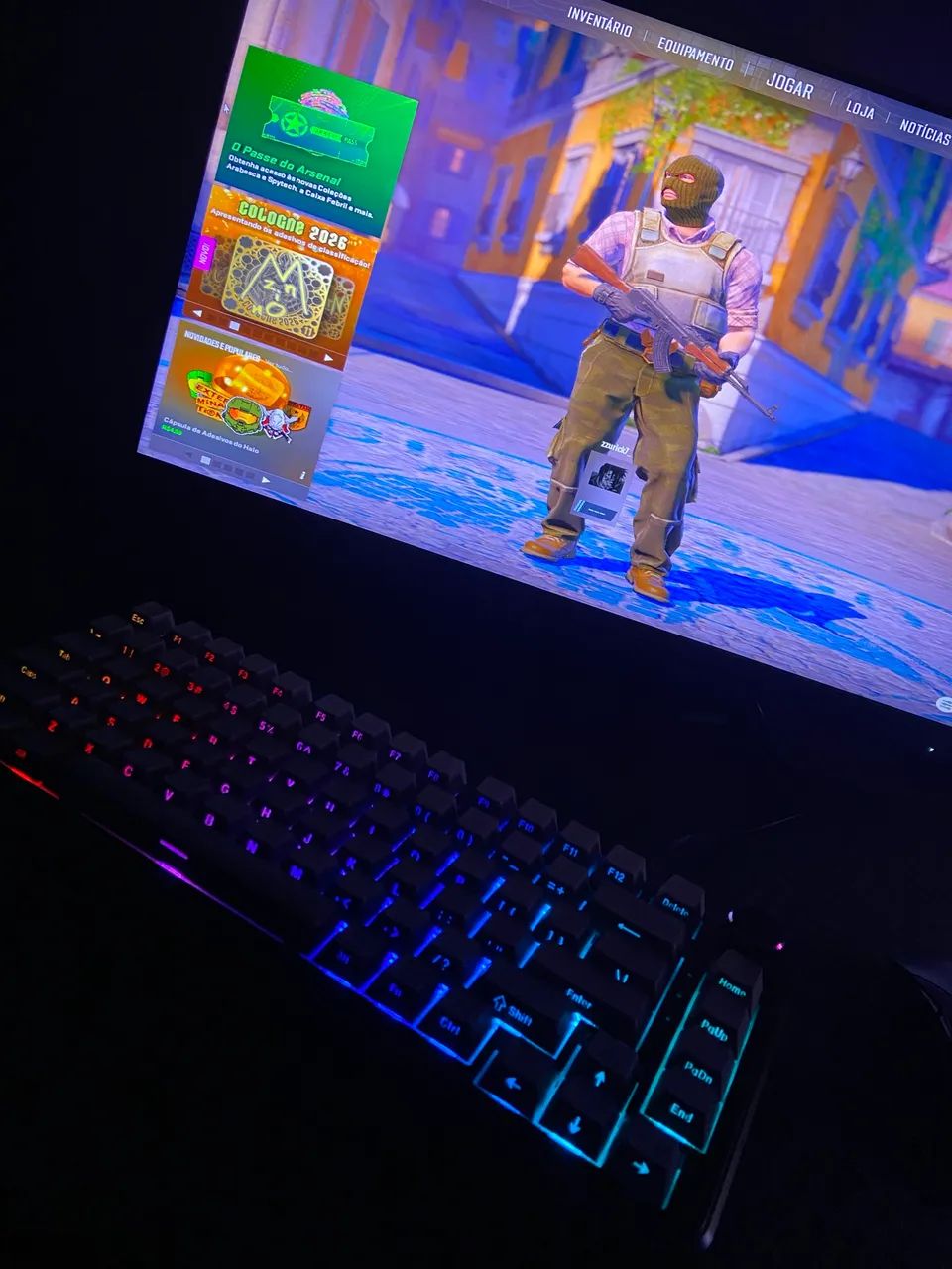 Setup gamer Completo - Menos de um mês de uso - Foto 3