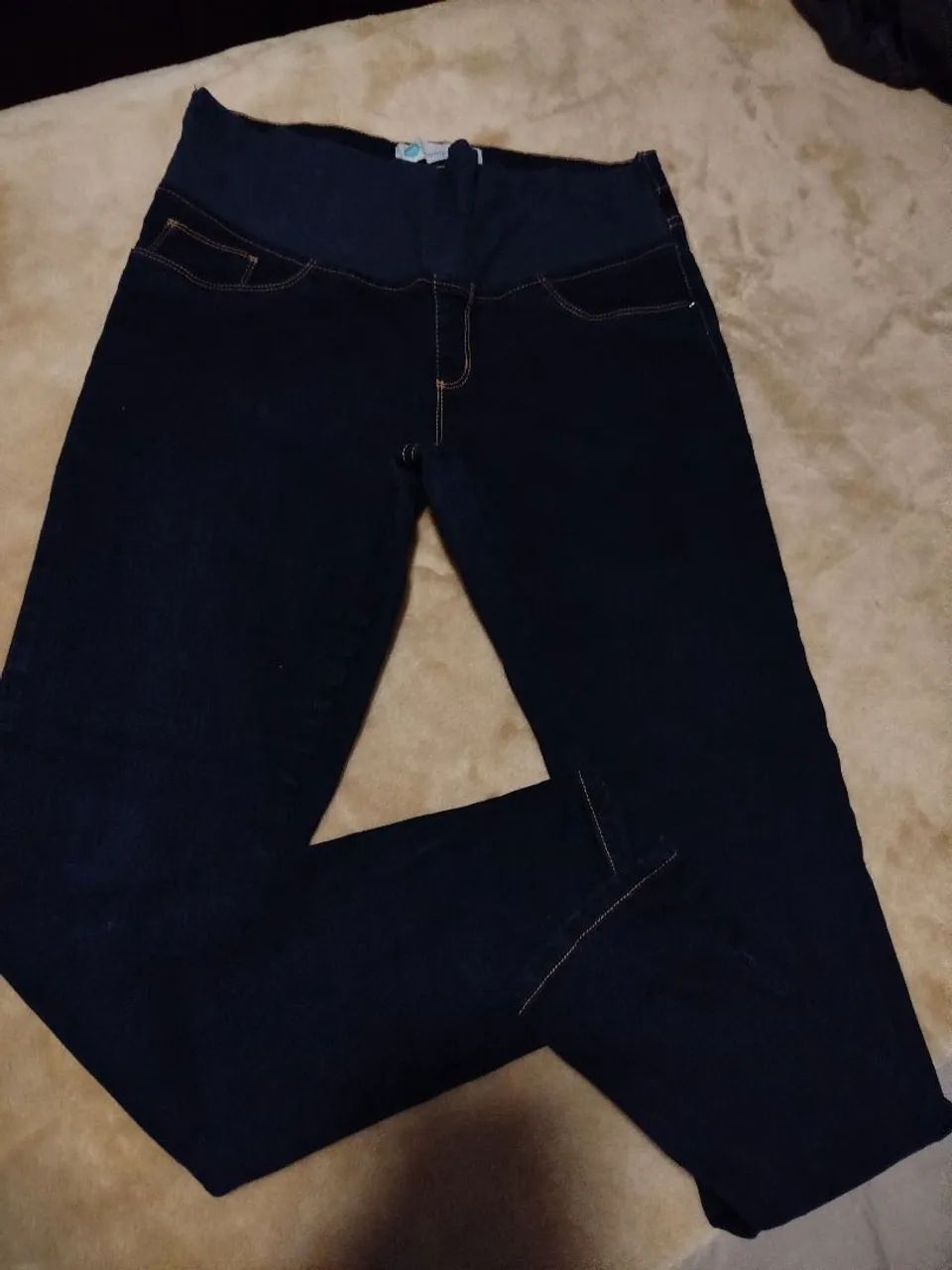 Calça jeans grávida 42 
