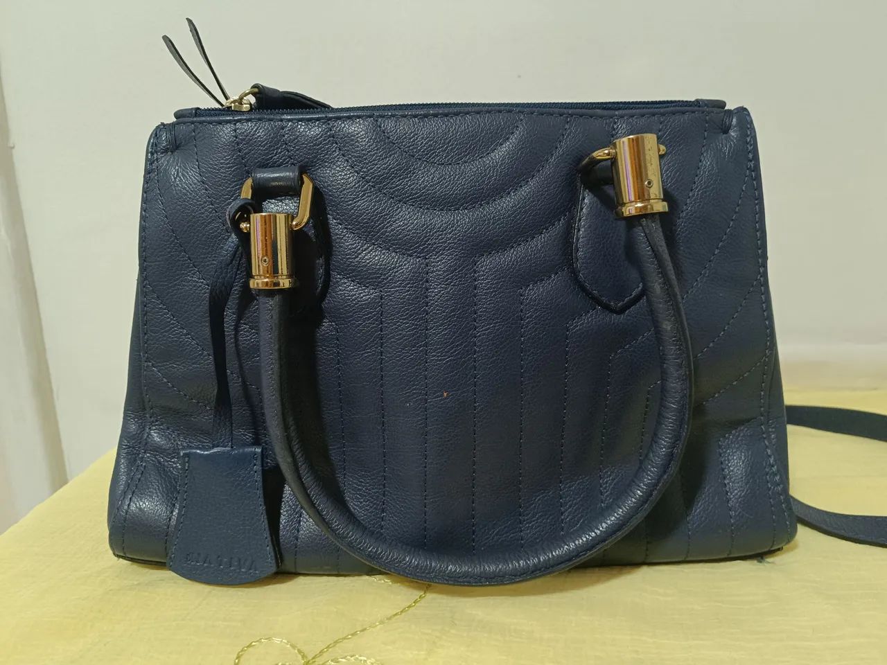 Bolsa de couro legítimo  - Foto 5