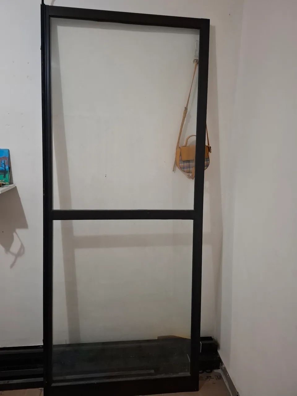 Porta de Alumínio com vidro 1