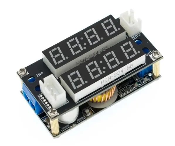 Fonte Regulada Conversor Step Down Buck Cc Cv Led Display 5a  Arduino Automação COD-AM425 