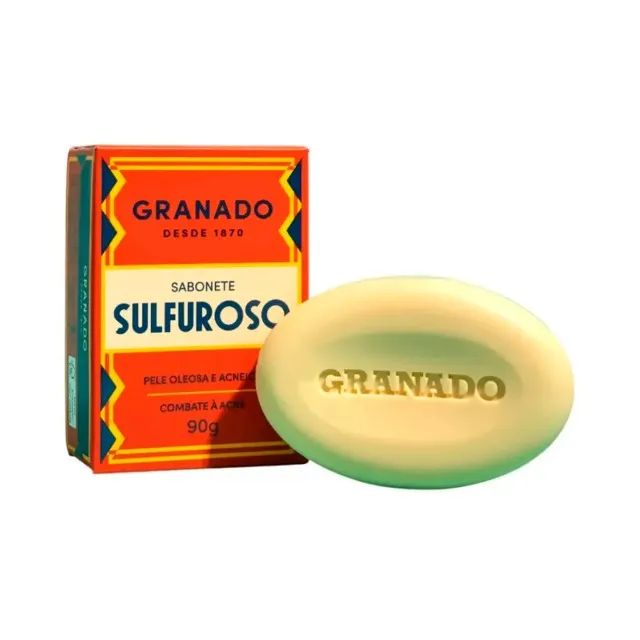 Kit C/ 3 Sabonetes Granado Sulfuroso 90g Enxofre 10% Oleosa - CM0003K3 - Foto 4