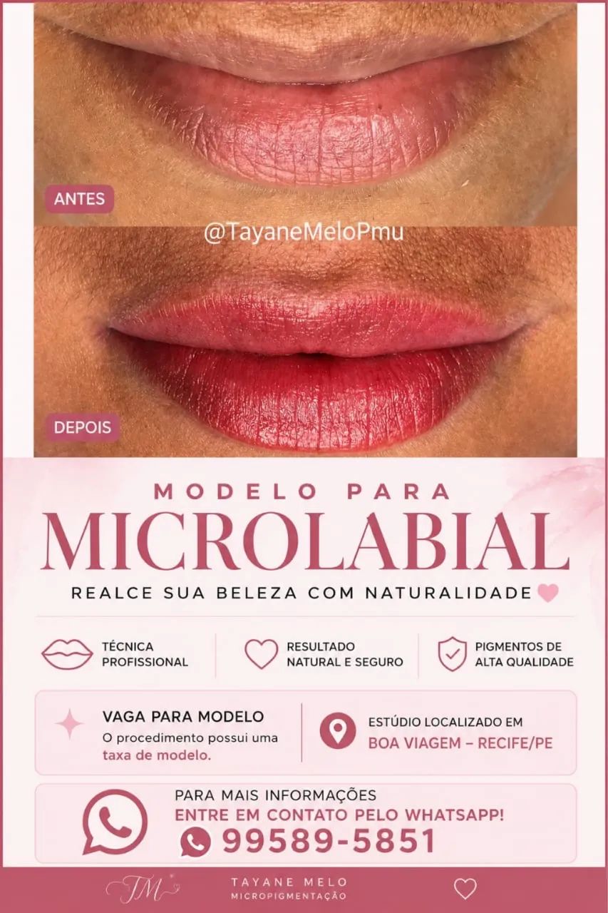 Preciso de Modelos para Micro Labial 