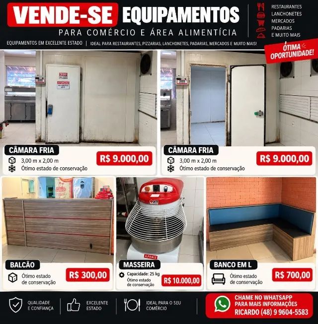 EQUIPAMENTOS PARA COMÉRCIO - a partir de R$ 300,00
