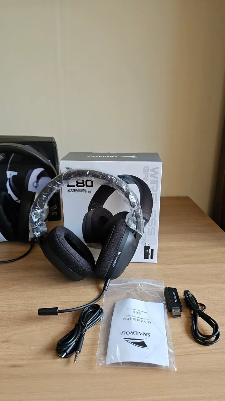 Headset sem fio SmaILWOLF L80 - Foto 5