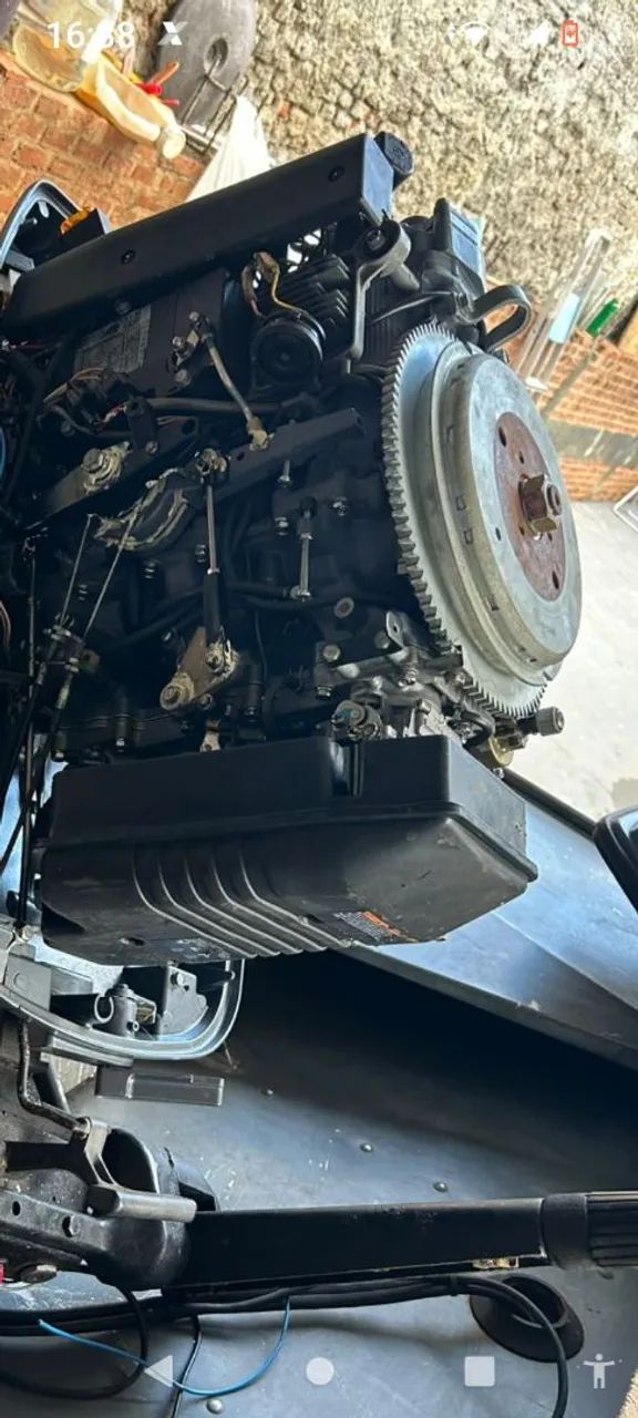 motor de popa 90 hp yamaha surfski - Foto 4