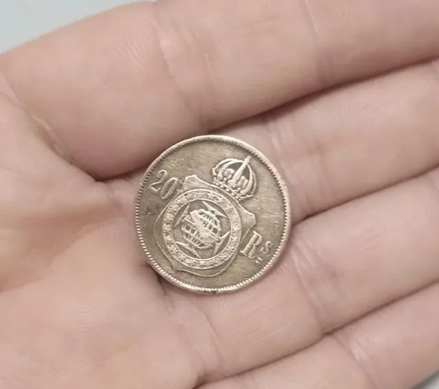 MOEDA 20 REIS 1869 - Foto 3