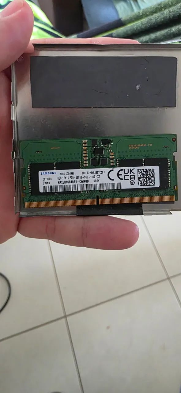 Memoria ram ddr 5, 8gb, 5600