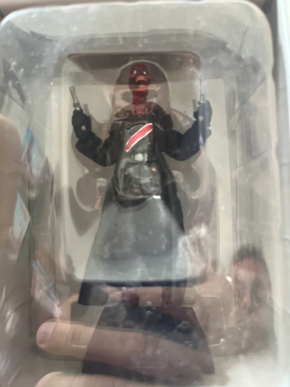 Caveira Vermelha - Miniatura de Ferro Colecionável  - Foto 2