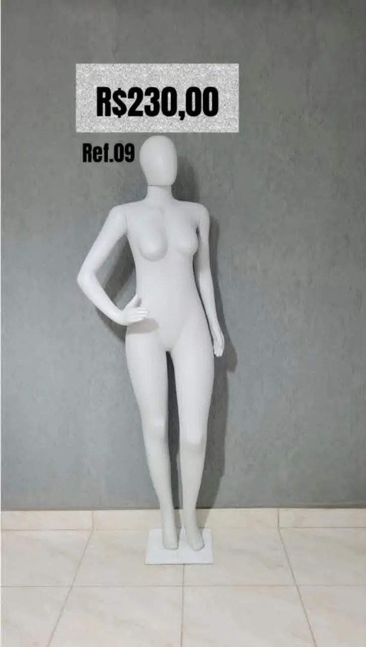 Manequim feminino R$230,00